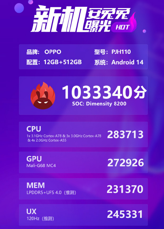 OPPO Reno11超级标准版官宣：性能最强天玑8200