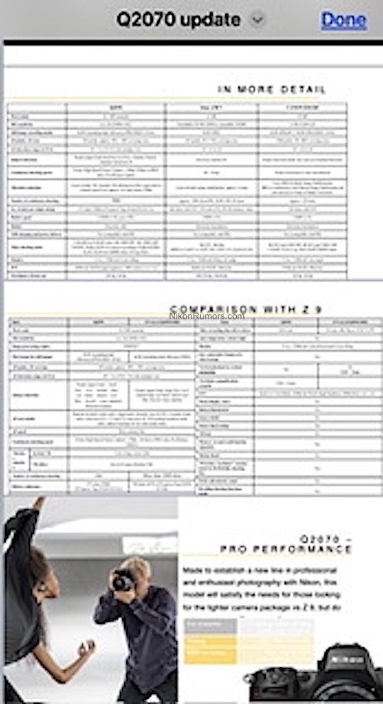 “小Z9”来了！尼康Z8首张谍照公布